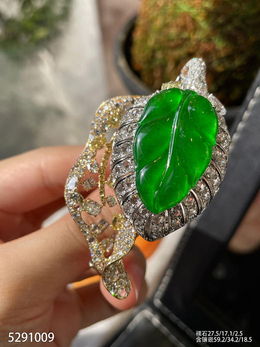 5291009，叶子胸针吊坠两用款。具体价格微信咨询 商品图5