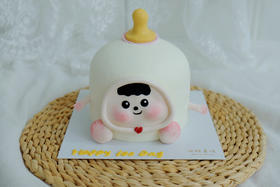 宝宝百天主题蛋糕（提前24小时预定）