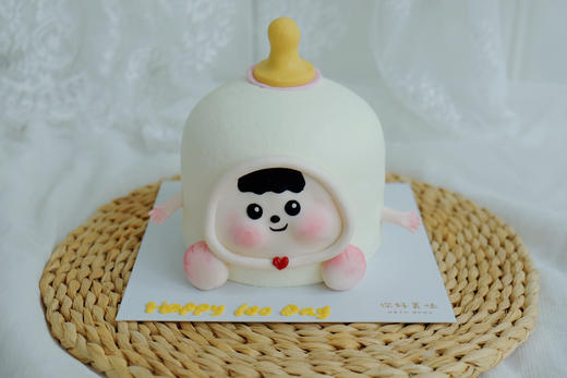 宝宝百天主题蛋糕（提前24小时预定） 商品图0