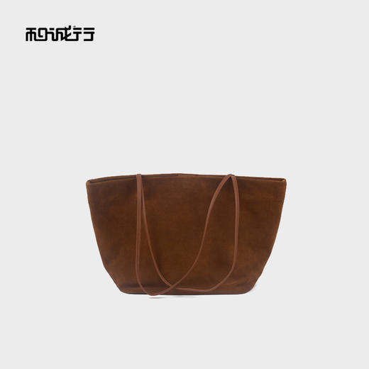 和诚行2025秋季新款松弛感慵懒腋下真皮单肩包3920049 商品图3