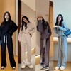 【YW】无忧购休闲运动服套装女秋冬显高卫衣阔腿裤时尚两件套378（截单后3-5天发货) 商品缩略图0