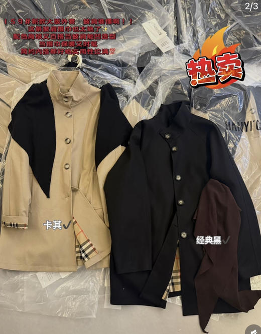 原单潮牌风衣（中长款）上身图仅供参考❗️ 商品图9