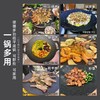 韩版圆形铁盘烤虾滑不粘烤盘铁板烧户外野炊便携烤肉盘卡式炉通用 商品缩略图2