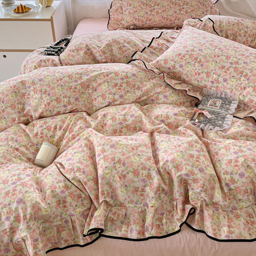 【清仓69元起】韩版公主风加厚全棉花边单被套【不支持退换货】 商品图6