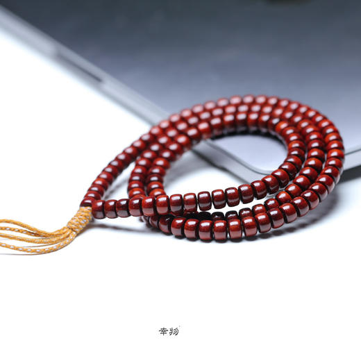 【青山特惠】5*7mm*130颗 5星麟底 小叶紫檀手链 t5 商品图5