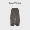 ROMI STUDIO“美式复古”多口袋做旧褶皱直筒工装长裤RWCAXU6304 商品缩略图0