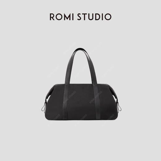 ROMI STUDIO 首饰袋 头层牛皮锦纶褶皱旅行托特包 RWCLP33719【现货】 商品图0