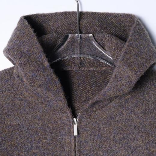 5933SDSA秋冬新款痞帅男装潮牌扎染拉链连帽毛衣外套百搭简约针织衫 商品图2