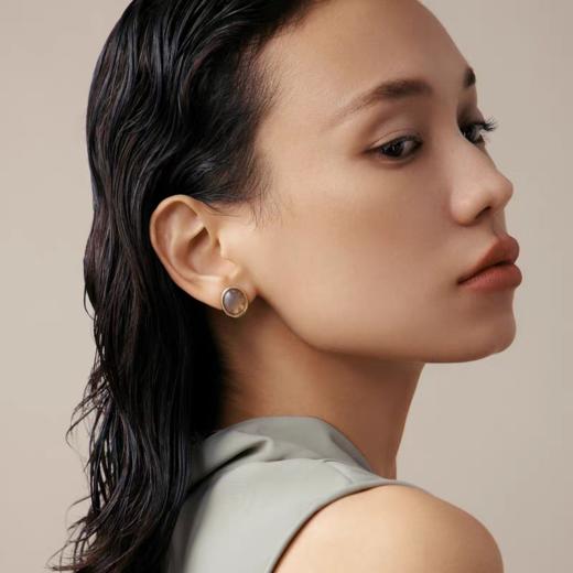 2楼「新品」Fellala/翡拉拉「满月」系列补充款耳钉货号925411102吊牌价799现价719 商品图3