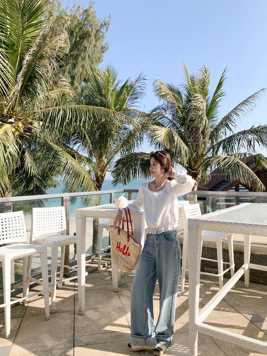 <曾小咸推荐>4.8现货秒杀！微信超特价！珍珠扣蕾丝花边衬衫 日常149.99 立减60 秒杀89.99！ 商品图10