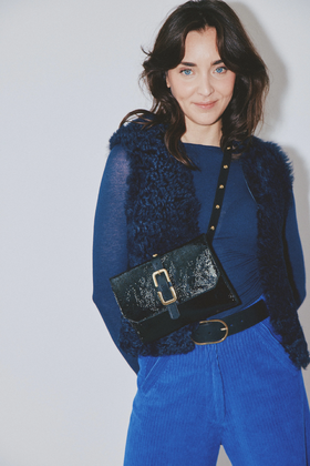 HERBERT LA LULU MILLAU IMPRIME SERPENT - 黑色/巧克力豹纹