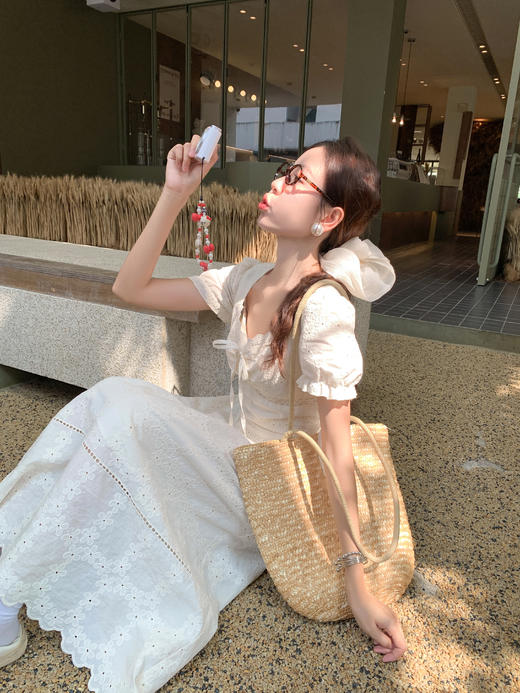 <曾小咸推荐>现货秒杀！微信超特价！法式温柔风气质连衣裙 短款 日常209.99 立减120 秒杀89.99！长款 日常229.99 立减130 秒杀99.99！ 商品图14