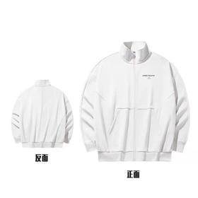 XY|安踏篮球针织运动外套男2024冬季新款宽松立领跑步上衣152431703N-4