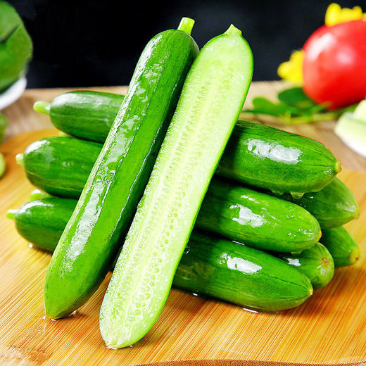 【产地直发❗山东水果黄瓜】清脆爽口脆嫩，营养美味，晶莹饱满，清香脆甜多汁，小旱黄瓜蔬菜水果玉女水果黄瓜L 商品图2