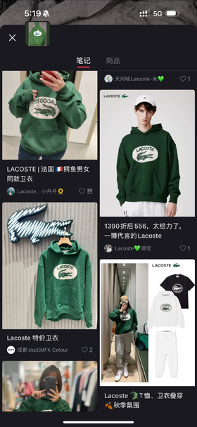 法鳄家情侣款卫衣（波哥穿L）