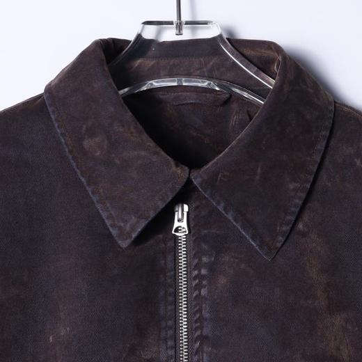 5603SDSA男士秋冬新款痞帅男装韩版扎染压线拉链翻领夹克时尚百搭外套 商品图2