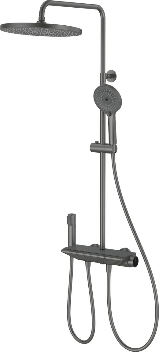 法恩莎卫浴 大花洒F4M8710GGW 枪灰 商品图0