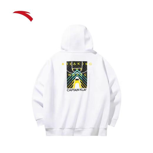 XY|【汤普森同款】安踏连帽卫衣男冬季新款套头衫运动上衣152431711-1 商品图1