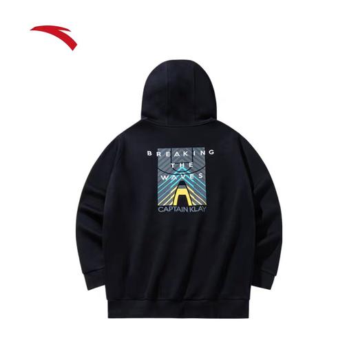 XY|【汤普森同款】安踏连帽卫衣男冬季新款套头衫运动上衣152431711-4 商品图1