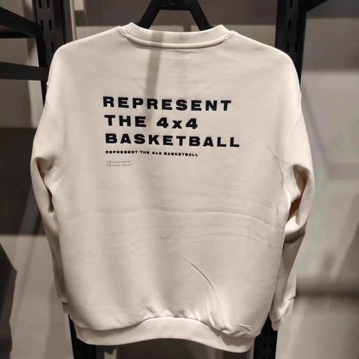 XY|安踏卫衣男2024秋季新款吸汗透气圆领套头针织宽松上衣 152431730-1 商品图1