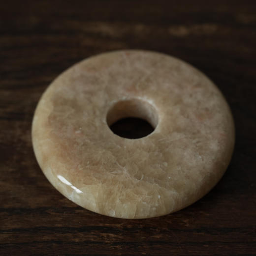 中国1980-2000s米黄玉壁摆件 纳福招财 商品图1