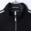 WT234SDSA男士秋冬新款痞帅男装美式潮牌绒面撞色织带拉链立领卫衣外套 商品缩略图2