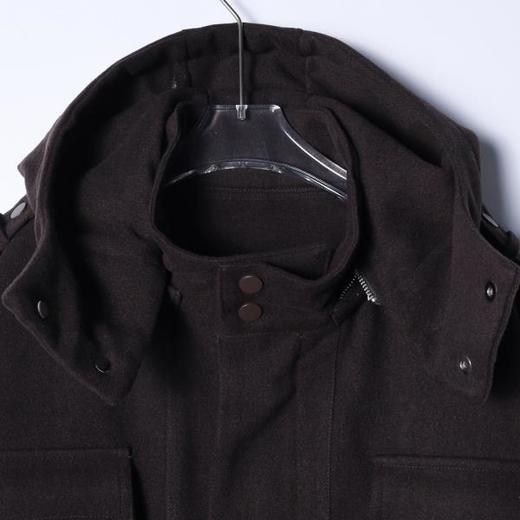 SDSA男士秋冬新款痞帅男装美式复古多口袋立领连帽夹克外套高级感 商品图1