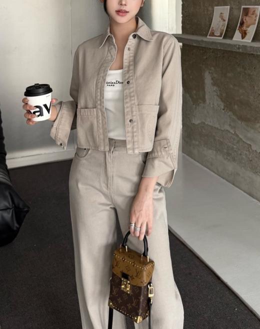 女款高腰牛仔裤长裤 可配套装011 商品图3