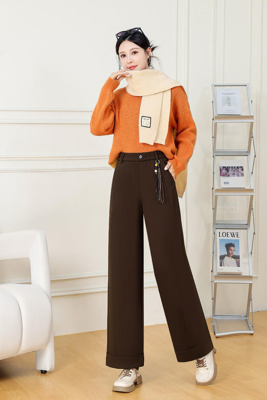 复合加厚九分直筒裤 商品图4