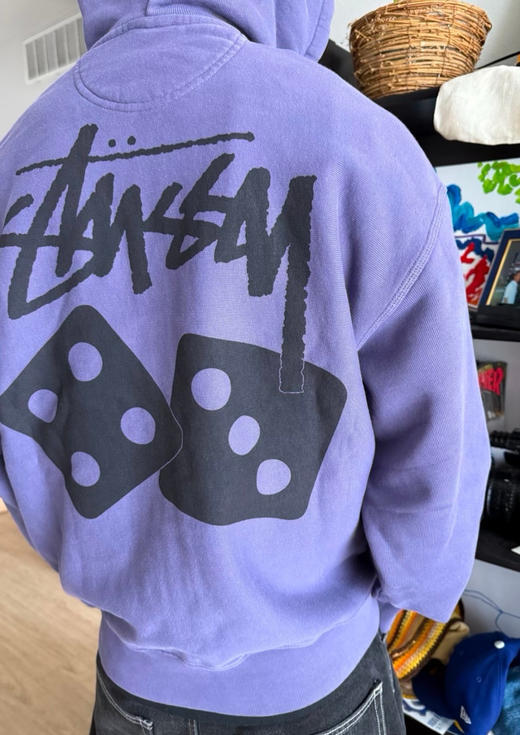 STUSSY骰子三色拉链连帽卫衣 商品图8