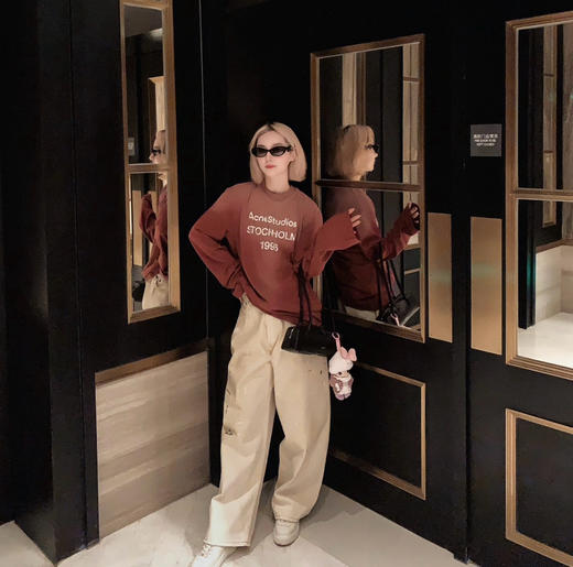 韩国限定ac复古长袖T恤 商品图3