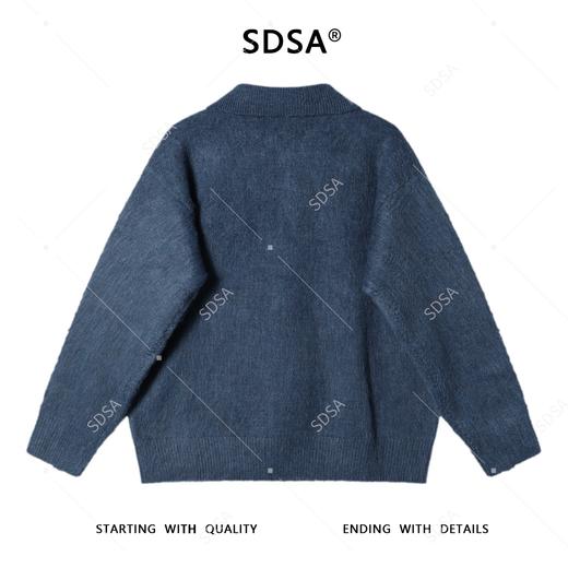 9932SDSA秋冬新款痞帅男装韩版简约净版翻领POLO毛衣百搭时尚针织衫 商品图5