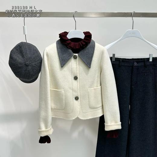 34BAR233138#老钱风羊毛短外套 商品图0