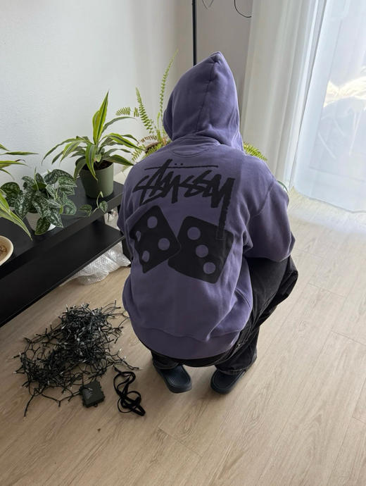 STUSSY骰子三色拉链连帽卫衣 商品图7