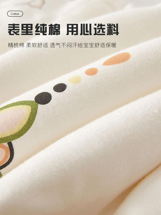 【A类新疆纯棉加厚马甲！无荧光保暖更透气】婴儿保暖马甲秋冬季宝宝120g夹棉背心坎肩马夹新生儿纯棉护肚上衣。hb 商品图2