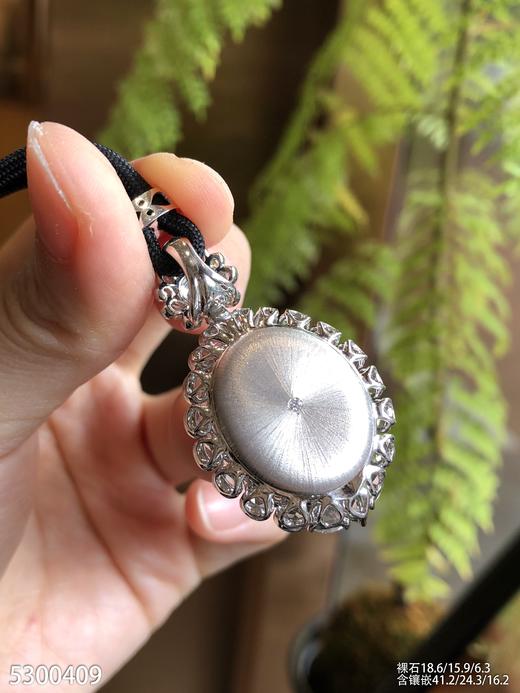 玻璃种蛋面吊坠【5300409】具体价格微信咨询 商品图8