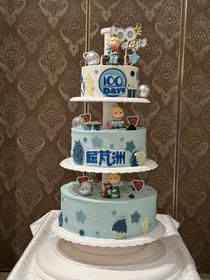 小王子主题三层蛋糕（12寸+8寸+6寸）