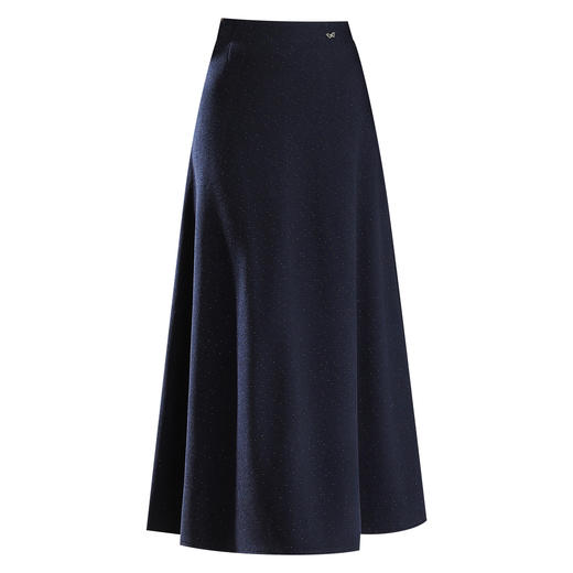 QYM  M269-Y羊毛呢A字裙高腰厚款半身裙遮肚裙 商品图4