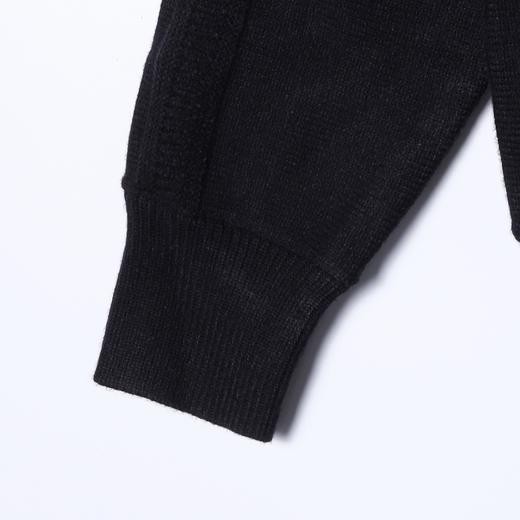 9975SDSA男士秋冬新款痞帅男装韩版纯色拉链口袋立领拉链毛衣外套百搭 商品图4