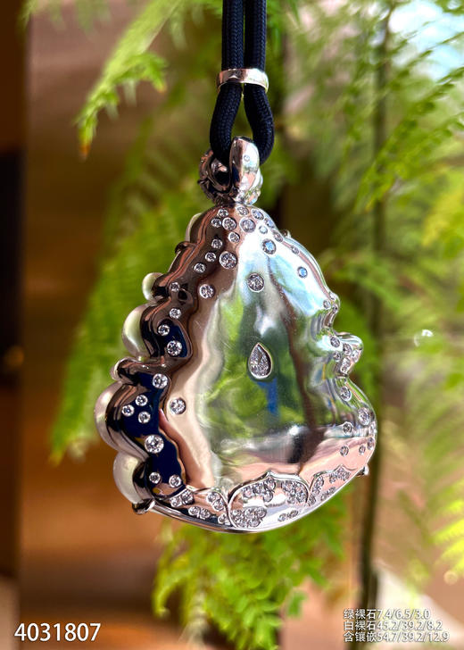 玻璃种白度母吊坠【4031807】具体价格微信咨询 商品图8