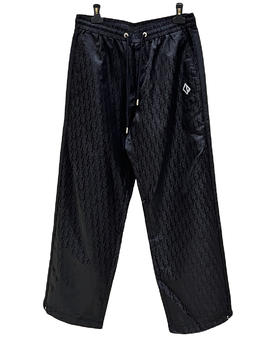 中性款双层暗花休闲裤长裤010