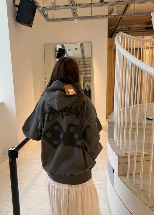 STUSSY骰子三色拉链连帽卫衣 商品图4