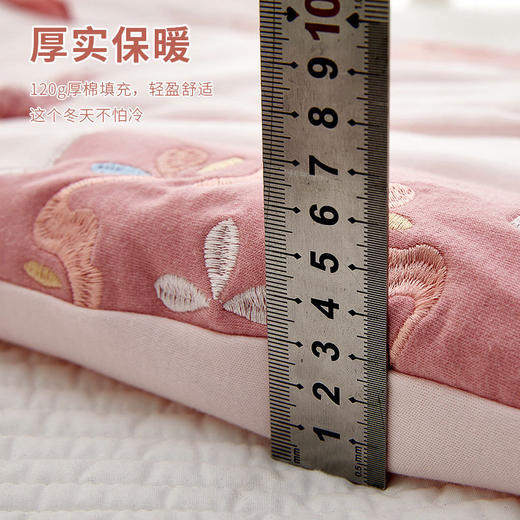 【A类三层保暖！不含荧光更健康】国风秋冬婴儿连体衣加厚夹棉男女宝宝棉衣棉服120g纯棉新生儿哈衣。hb 商品图1