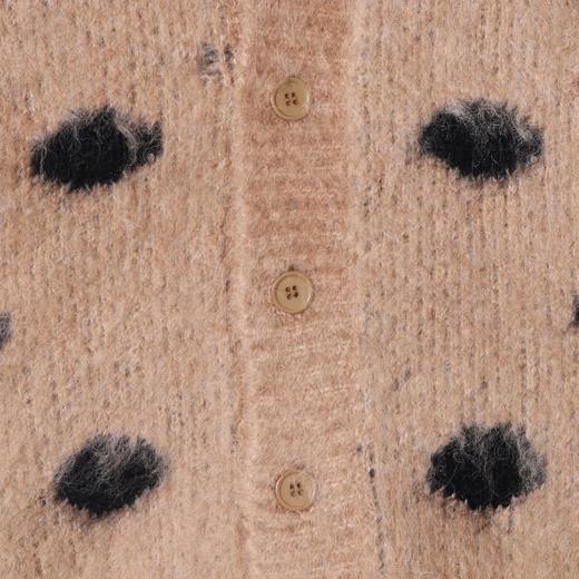 41721SDSA秋冬新款痞帅男装潮牌撞色波点纽扣V领针织衫毛衣百搭时尚 商品图3