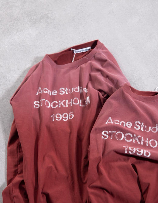 韩国限定ac复古长袖T恤 商品图0