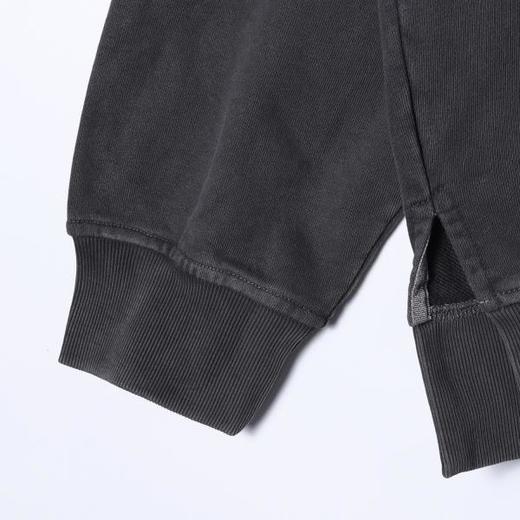 SDSA男士秋冬新款痞帅男装简约纯色不规则圆领卫衣百搭舒适卫衣 商品图4