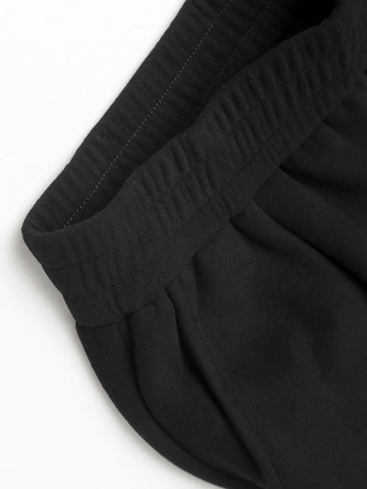 质感十足深灰色阔腿休闲裤 简约大气通勤百搭款长裤 商品图2