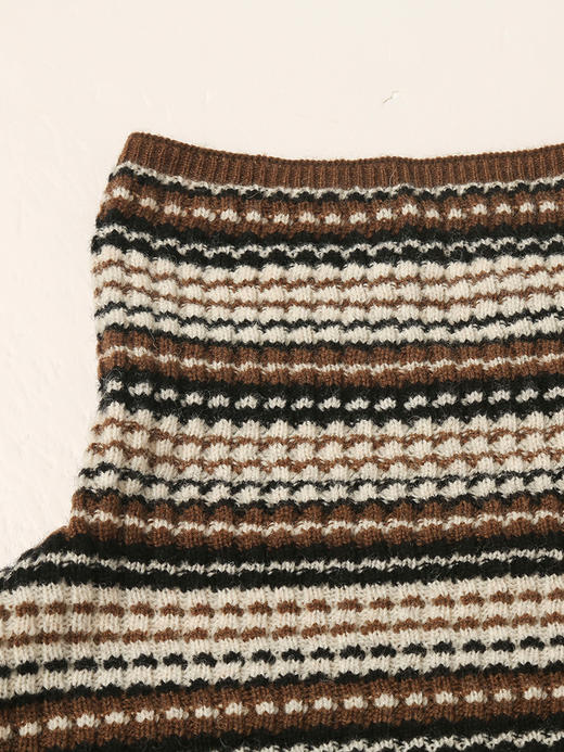 秋冬新款堆堆领条纹羊毛打底毛衣 软糯亲肤 多色条纹百搭显瘦长袖针织衫 商品图2