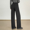 QYM K560-Y毛呢阔腿裤厚款直筒垂感休闲裤 商品缩略图2