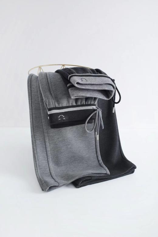 腰头拼接休闲直筒裤 商品图4